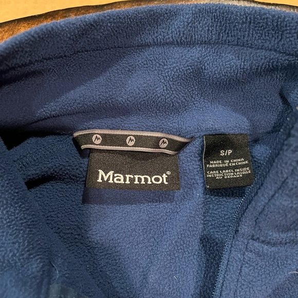 Mens Marmot Quarter Zip Fleece Sz. Small - Picture 2 of 4